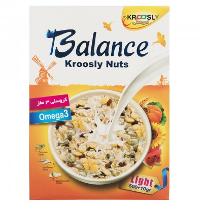 خرید غلات صبحانه 3 مغز کروسلی مدل Balance