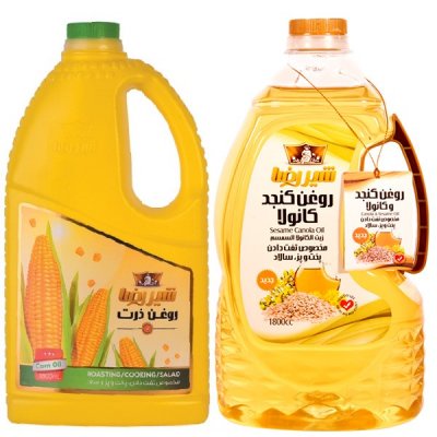 خرید روغن کنجد کانولا شیررضا