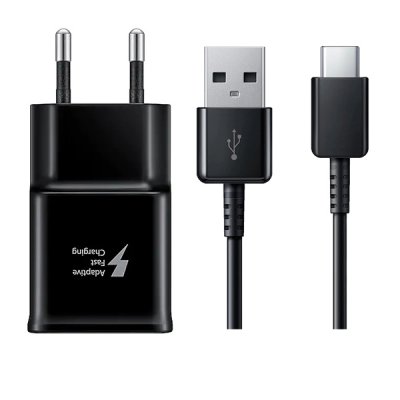 شارژر دیواری سامسونگ مدل EP-TA20EBE به همراه کابل تبدیل USB-C
