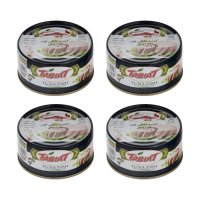 خرید کنسرو ماهی تون در روغن گیاهی طبیعت- بسته 4 عددی